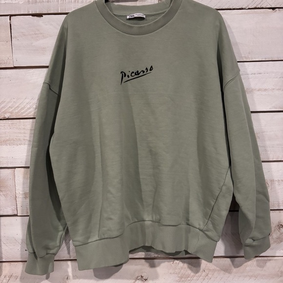 Zara Tops - Zara Unisex 100% Cotton Picasso's Signature Collaboration Sweatshirt XL